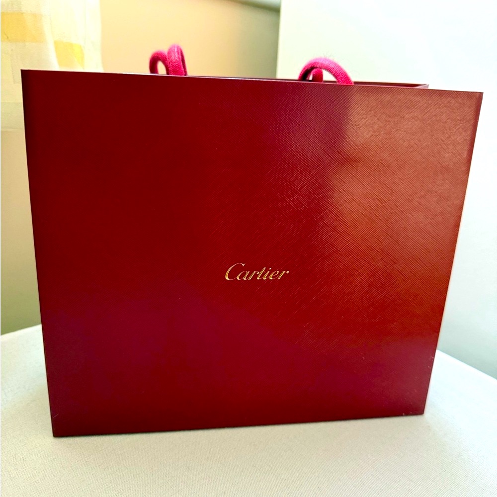 Cartier Burgundy Luxury Gift Bag Cartier Burgundy Luxury Gift Bag